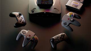 Four controllers, two carts, and a deluxe version of the N64 machine, all from Analogue.