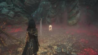 Lune approaches The Small Burgeon in Clair Obscur: Expedition 33