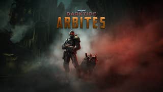 Warhammer 40,000: Darktide Arbetis and dog key art