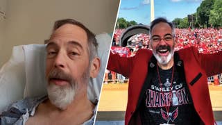 Elder Scrolls and Fallout voice actor Wes Johnson in his update video and at the Washington Capitals' championship parade.