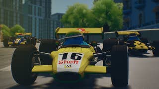 Some retro F1 cars in Formula Legends.