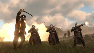 Some soldiers wearing Masters of Ceremony Warbond gear in Helldivers 2.