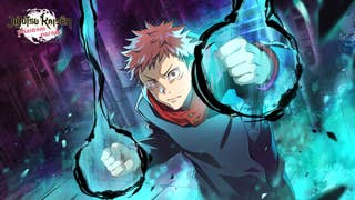 Artwork for Jujutsu Kaisen Phantom Parade, showing one of the anime's main character Yuji Itadori.
