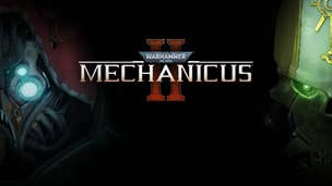 Warhammer 40,000: Mechanicus 2 key art logo