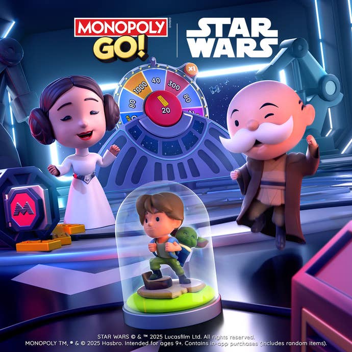 Artwork for the Monopoly Go Star Wars Partners Event that ran during May 2025.