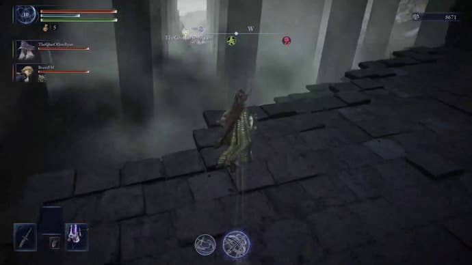 Ironeye can be seen running through Noklateo, Shrouded City in Elden Ring: Nightreign