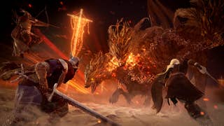 The Duchess and Wylder can be seen running at Tricephalos - also known as Gladius, Beast of Night - in Elden Ring Nightreign