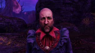 Haskill in Oblivion Remastered looking utterly disgusted.