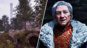 Emperor Uriel Septim in The Elder Scrolls IV: Oblivion Remastered next to the Imperial City sewers exit.