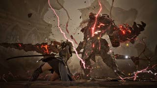 Gwendolyn fighting some enemies in Tides of Annihilation.